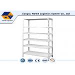 Cold Rolled Steel Commercial Shelving , Boltless Steel Shelving With High Density Board for sale