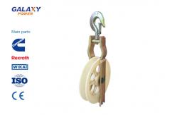 China Iso Wire Pulling Pulley , Block And Tackle Pulley For Transmission Line supplier
