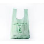 100% Compostable Biodegradable Shopping Bag Green Blue White OEM for sale