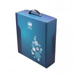 Exquisite Customizable Wine Bottle Gift Box for holiday celebrations for sale