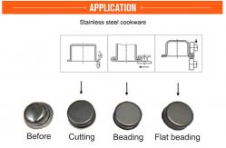 China Hydraulic Edge Cutting Trimming Machine For Stainless Steel Pot Beading Pressing supplier