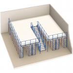 Customized Multi - Lever Industrial Mezzanine Floors System 5 Years Warranty for sale