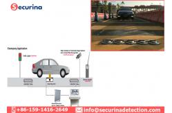 China Fixed Under Vehicle Scanner System , Auto Security Camera System 5000*2048 Pixels supplier