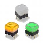 12x12x14.6 50mA 28VDC LED Tact Switch For Prototyping for sale