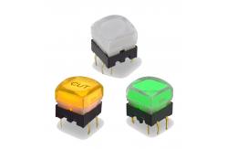 China 12x12x14.6 50mA 28VDC LED Tact Switch For Prototyping supplier