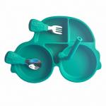 Baby Feeding Silicone Spoon Set Customized Car Shape Bpa Free for sale