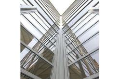 China Drilling Aluminum Curtain Wall Profile Anodized / powder painted supplier