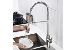 China HOMEKA Coil Spring Kitchen Spray Taps 360 Degree PEX Swiveling Pull Out Hose supplier