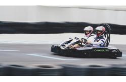 China Remote Control Gears Electrical Go Kart Outdoor 43mm Terrain Clearance supplier