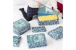 China 6 Pieces Polyester Travel Laundry Bag For Shoes Clothes supplier