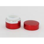 15ml Red Empty Glass Cosmetic Jars Eye Cream Packing Small Size Customized for sale