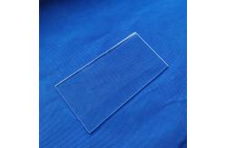 China Punching Clear Quartz Glass Plate High Transmission Protect Transparent For UV Light supplier