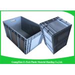Standard Plastic PP Industrial Storage Bins , Reusable Plastic Stacking Boxes