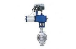 China Open Structure Power Station Butterfly Valve With Pneumatic Actuator supplier