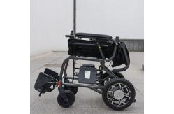 China Lithium Battery Lightweight Power Wheelchair Foldable With PU Tire supplier
