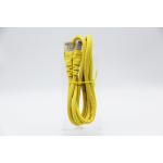Cat 6 Ethernet Patch Cable 1Gbps Data Transfer Yellow/Red/Black PVC Jacket 15m Length for sale