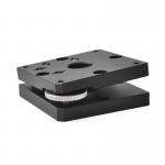 Manual Horizontal Tilt Dual Axis Fine Adjustment Chamber Positioning Stage for sale