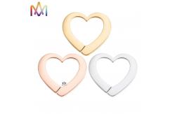 China Hollow Custom Engraved Heart Charm supplier