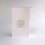 Tin Tie Brown Side Gusset Customized Paper Bags Greaseproof Durable With Window