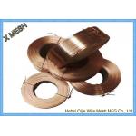 Galvanized Flat Stitching Wire Copper Binding Wire 2.5 Kgs / Coil Weight for sale