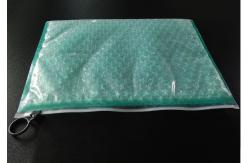 China Strong Adhesive Clear Plastic Zipper Bubble Bags With Copperplate Printing supplier
