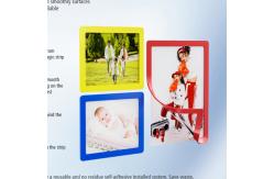China 4R 6R 8R Wall Mounted Photo Frames RoHS Certified Sticky Wall Picture Frames supplier