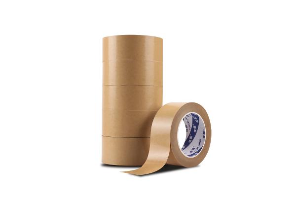 Biodegradable Brown Kraft Paper Tape Writable Customized