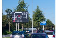 China Wireless Dynamic Message Signs , Digital Highway Message Boards Ekran supplier