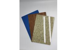 China Brushed Surface PVDF Aluminium Composite Panel , PE 3mm Aluminium Composite Sheet supplier