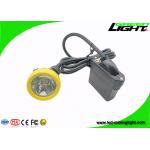IP68 1.65W 450mA Miner Led Cap Lamp Corded 20hs 216Lum for sale