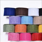 Wired Burlap Ribbons Roll for Gift Wrap in 63mm 10yards Package Size 10X10X10 cm for sale