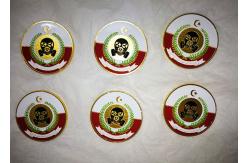 China Round Shape Custom made Trophy , Raised Logo Metal Army Badge Coin supplier