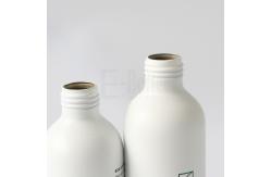China SVHC OD20 Matte Black Shampoo Conditioner Aluminum Cosmetic Bottles supplier