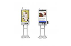 China Touch Screen Restaurant Self Ordering Kiosk Mcdonald'S KFC Floor Standing supplier