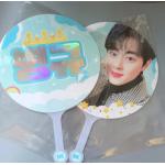 Custom Lenticular One Side Kpop Picket Lenticular Picket Fan 3d Lenticular Hand Fan for sale
