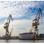 3.2m~6.0m Span Barge Mounted Crane Capable Of Handling Heavy Loads for sale