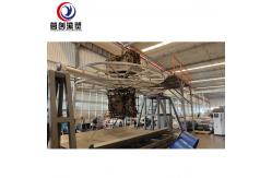 China Shuttle Rotomolding Machine with Automation and water tank making machine supplier