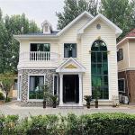 Eco Friendly Prefab Light Steel Villas Structural Design With Aluminum Winow for sale