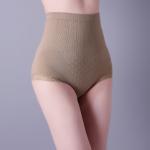 Lady brown brief,  lace design,   soft weave.  XLS050   woman body shaper for sale