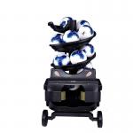 SGS Approved Football Machine , Humanized Design Soccer Ball Passing Machine for sale