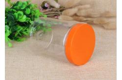 China Customized Colourful Cap Clear Pet Jars Food Grage For Candy Packaging supplier