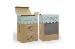 China Kraft Paper Tuck Top Auto Lock Boxes With Cutting Windows Customized Shape supplier