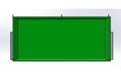 China 1.5m Open Top Waste Skip Bins Stackable Waste Management Skip Bins supplier
