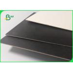 900gsm 1200gsm Bookbinding Board with 1 Side Black / Green Hard Stiffness