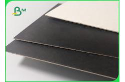 China 900gsm 1200gsm Bookbinding Board with 1 Side Black / Green Hard Stiffness supplier