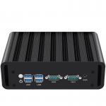 Intel N100 Fanless Industrial PC With DDR4 16GB RAM Supports Dual Screen Display for sale
