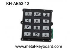 China Anti - vandal Metal Numeric Keypad IP 65 , 12 button Entry Keypad numeric supplier