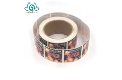 China Custom Waterproof Printed Self Adhesive Labels On A Roll For Water Bottle supplier