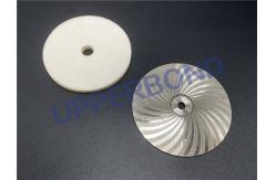 China Customized White Round Grinding Wheel For Model MK8 MK9 Tobacco Machinery supplier