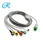 Compatible Nihon Kohden 5 Lead ECG Cable With 12 Pin Input Connector for sale